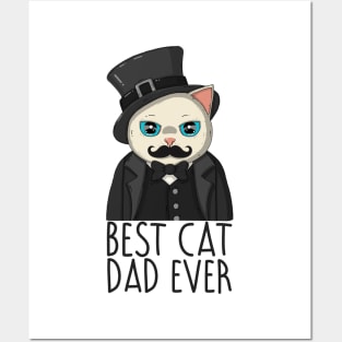 Best Cat Dad Ever Posters and Art